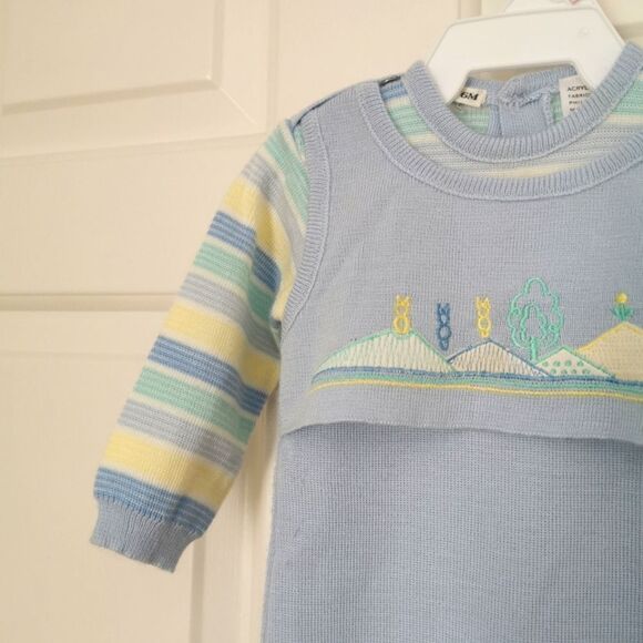 2/$30 Vintage thin knit jumpsuit size 6 m - Picture 2 of 5